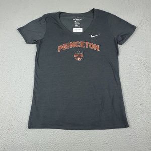 NEW NWT Nike Princeton Tigers Tee Shirt. Heather Gray. X-Small